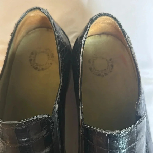 Mezlan Crocodile slip on shoes Size 12